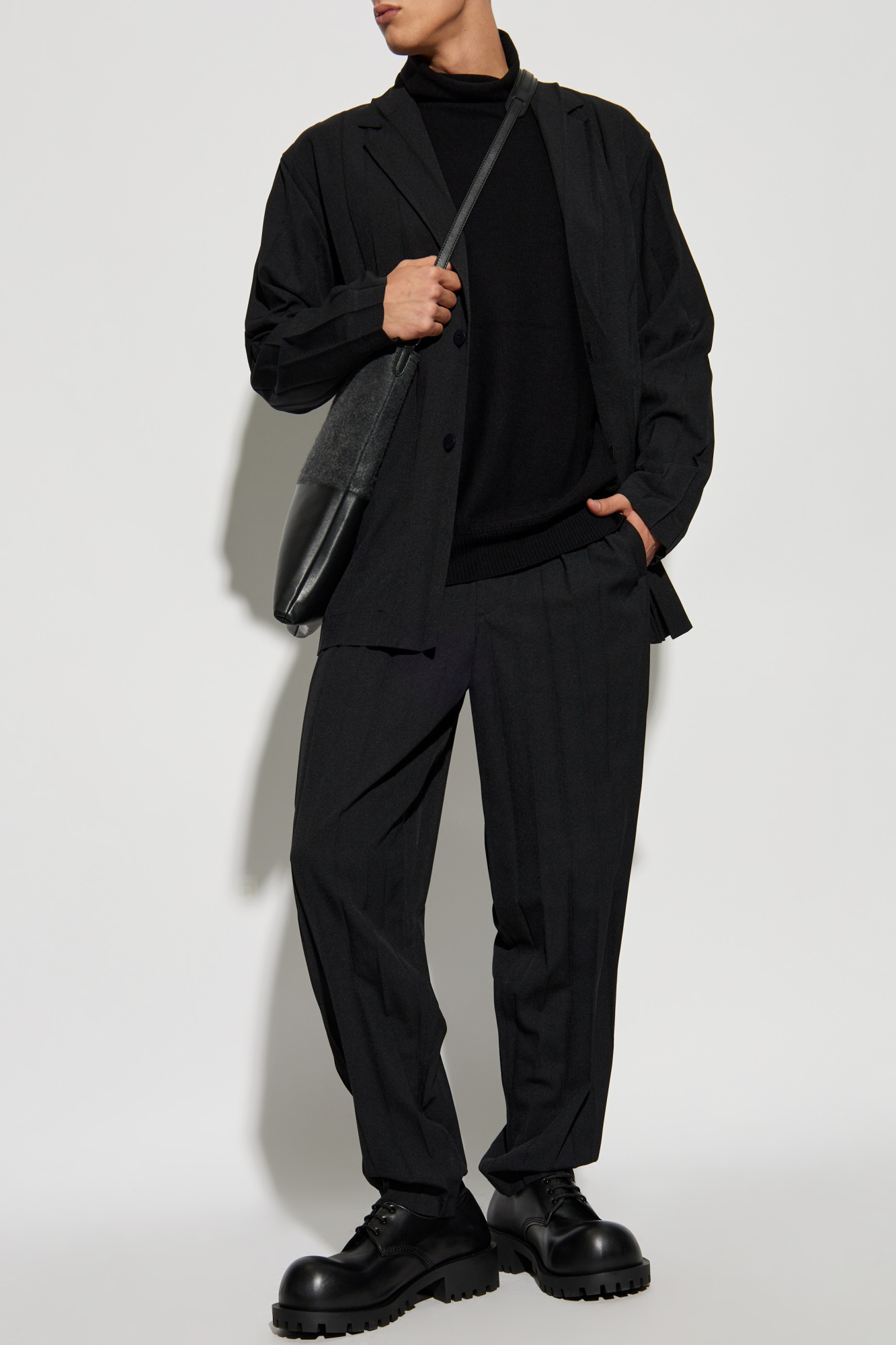 16AW ISSEY MIYAKE MEN wool boucle サルエル 16AW ISSEY MIYAKE MEN